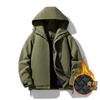 Jackets Hooded Men's Loose Solid Color Large Size Work Clothes Autumn Tops Men's and Women's Waterproof and Windproof Couple's Jackets