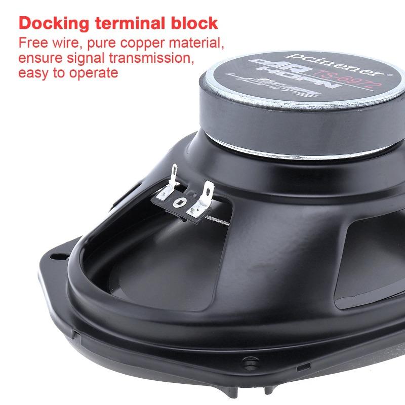 800W Car Coaxial  Auto Audio Music Stereo Full Range Frequency Hifi Speakers Non-destructive Installation