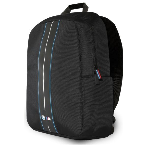 Batoh BMW BMBP15COMPVSKL 16" Černý Nylon Modrý Pruh