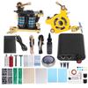 Coil Tattoo Machine Kit Clip Foot Pedal Tattoo Grip Needle Clip Cord Beginner Tattoo Tool Set