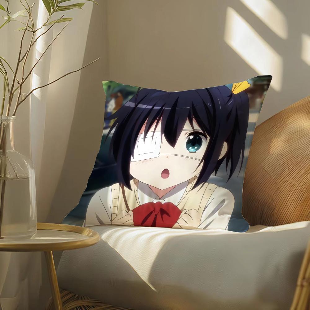 Anime Love Chunibyo & Other Delusions Pillow Case Pattern Printed Pillowcase For Living Room Sofa Cushion Cover & Bedroom Decor