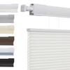No Tools No Drill Top Down Bottom Up Honeycomb Blinds for Windows, 1" Cell Fabric Cordless Thermal Insulated Noise Reduction