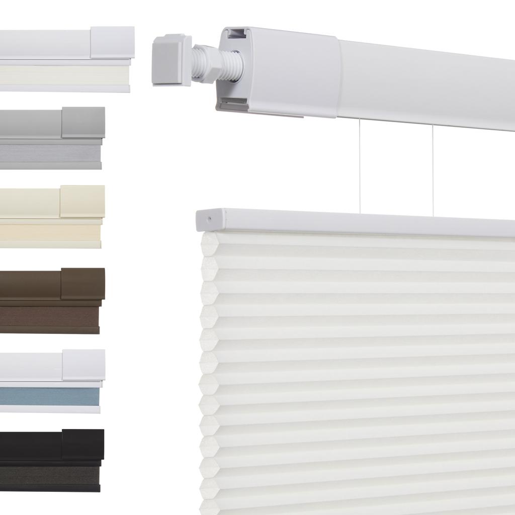 No Tools No Drill Top Down Bottom Up Honeycomb Blinds for Windows, 1" Cell Fabric Cordless Thermal Insulated Noise Reduction