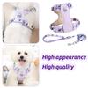 Dog Harness and Leash Set for Large Dogs Heavy Duty NoPull Service Dog Vest with Dog Seat Belt Reflective Adjustable Pet Harness