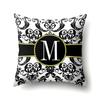 Polyester Pillow Case Home Decoration Geometric Print 26 English Letters Bedside Cushion Cover