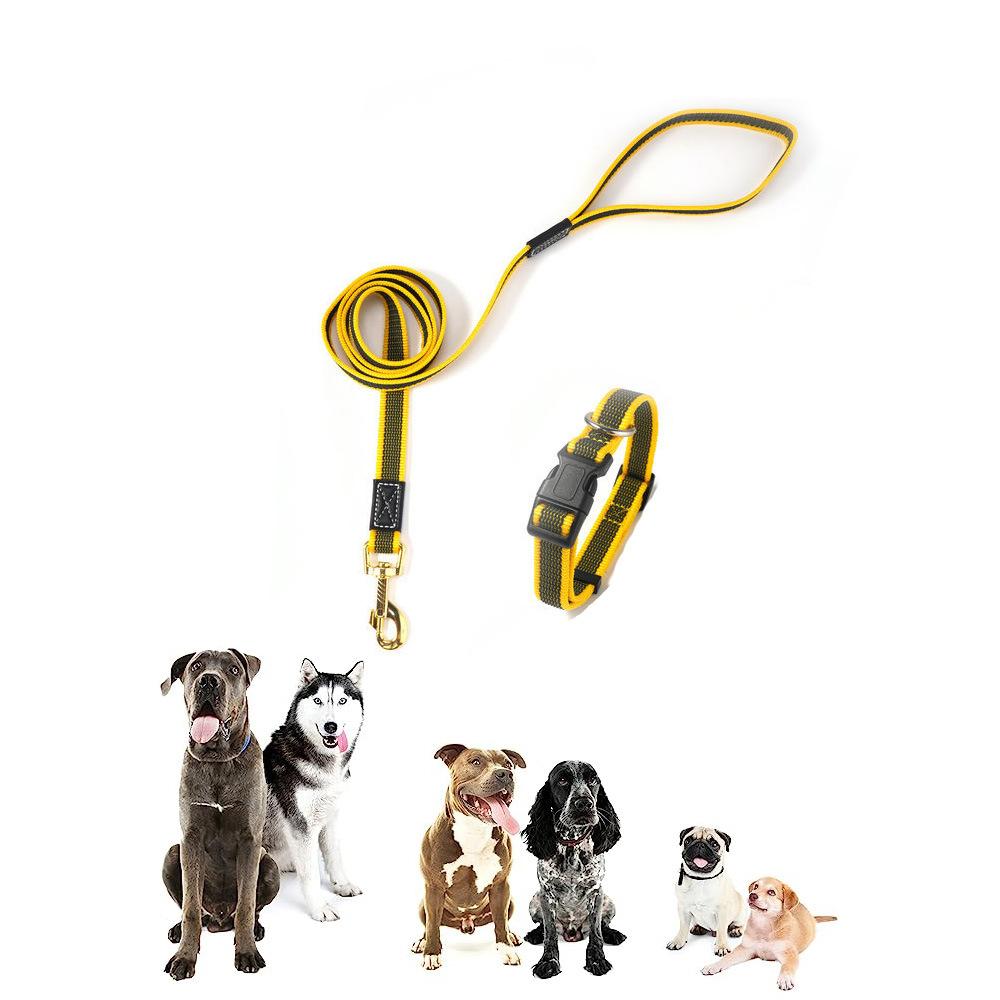 Dog leash Tracking rope training supplies Pet dog leash non-slip dog training rope Wear-resistant and comfortable (as the picture,1.5M)
