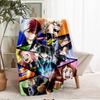 My Hero Academia Theme Printed Blanket - Perfect for Couch, Bed, Travel & Outdoor Use | Machine Washable, Cozy & Durable.