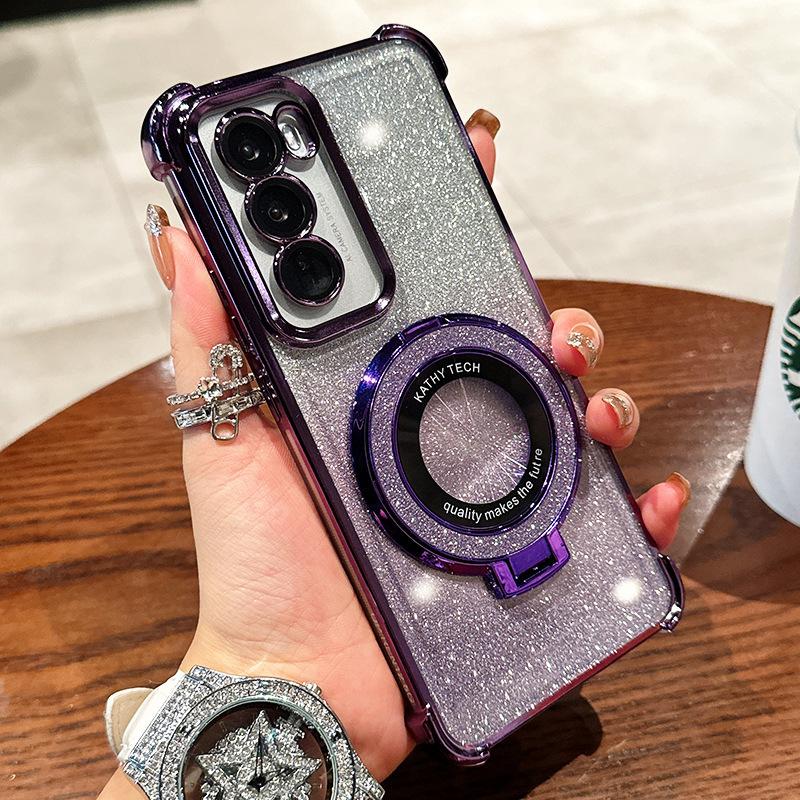 Магнитный чехол-подставка для Xiaomi 17 Металлическая задняя панель с углами-подушками безопасности для Xiaomi 14T 13 12 11 Pro Xiaomi 17