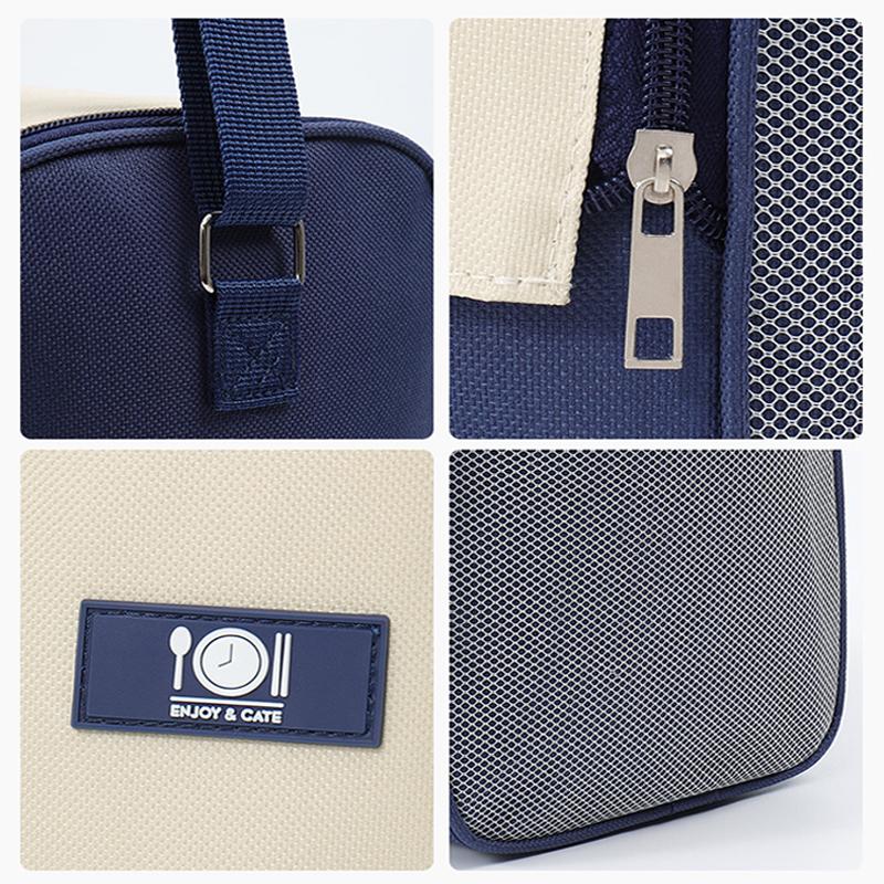 New Lunch Bag Portable Food Thermal Box Durable Office Waterproof Cooler Fresh-Keeping Insulated Case Outdoor Camping Travel