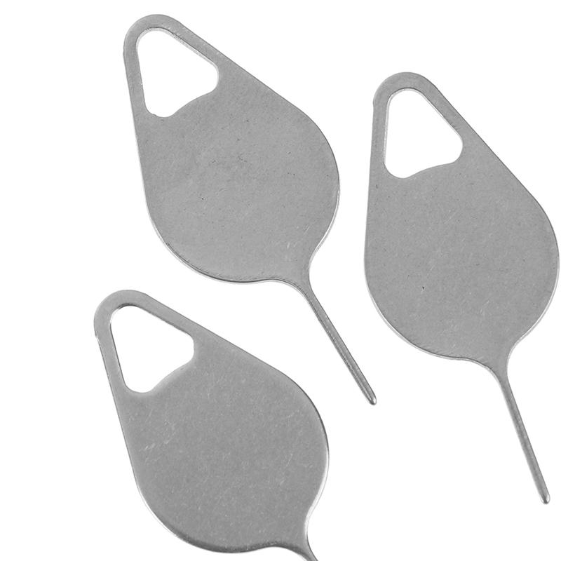 3ks/sada Vyjmutí přihrádky na SIM kartu Vysunutí kolíku Klíčový nástroj Nerezová jehla pro telefon