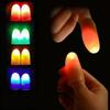 Fake Thumb Tip Light Up Finger Magic Trick Close-Up Novelty Toys Funny Prank Props for Party Fun LED Glow Festival Gift