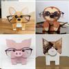 Cute Wooden Animal Sunglass Display Rack Shelf Animal Eyeglasses Show Stand Animal Glasses Rack Jewelry Storage Holders & Racks