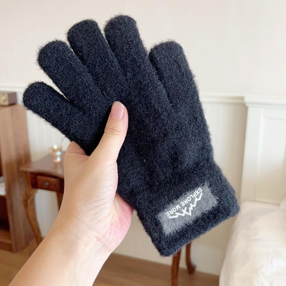 Cold Proof Warm Gloves Casual Mittens New Plush Gloves  Winter
