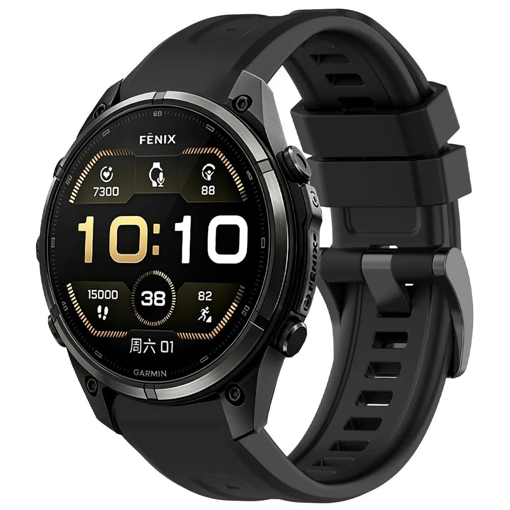 Quick Fit 26mm 22mm 20mm Silicone Band for Garmin Garmin Fenix 9 9 Pro 51mm 47mm 43mm Bracelet Garmin Instinct 3 50mm 45mm Strap