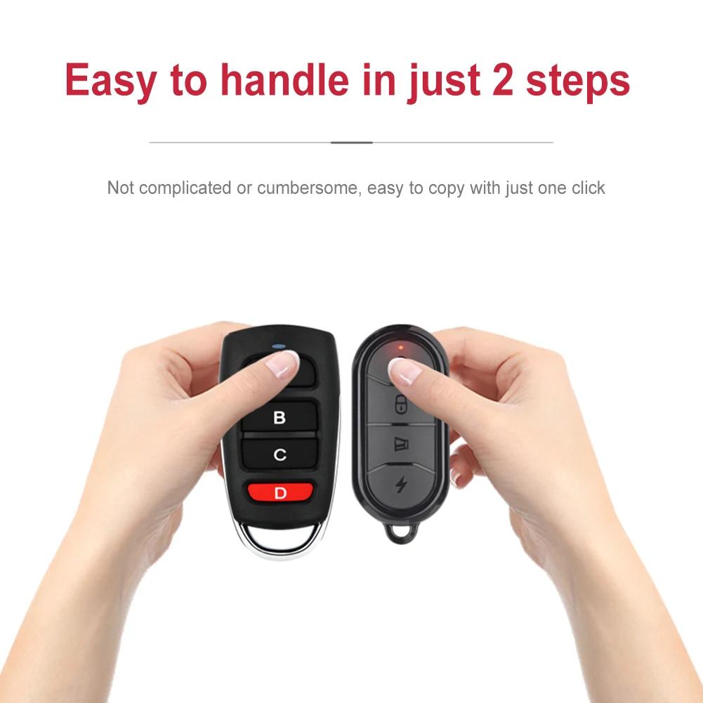315 MHz/433 MHz Garage Door Gate Key Universal Copy Remote Controller Replacement Key Fob Home Security for Vehicle Car
