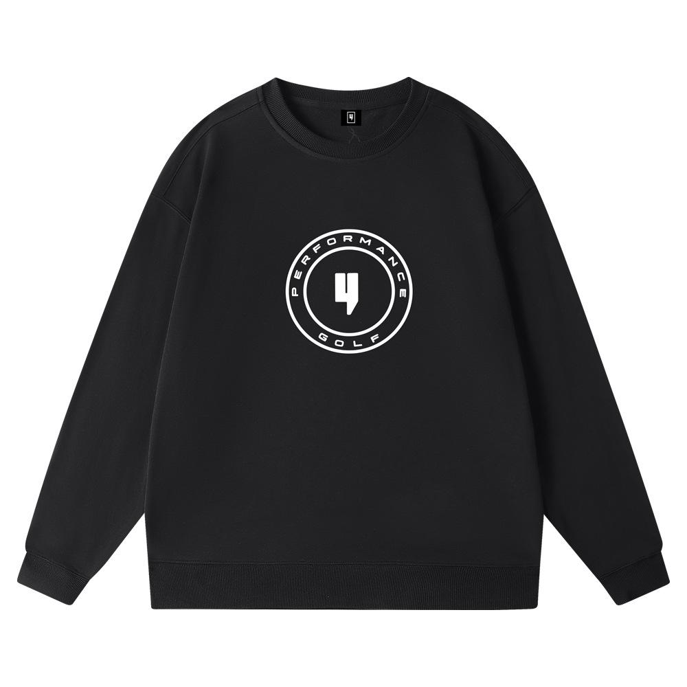 Yelir World Men s Round Neck Letter Y Sweatshirt - European & American Trend, Autumn/Winter Collection M