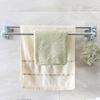 Double Towel Bar Plastic Stainless Steel Bath Towel Rack for Bathroom Double Towel Holder Wall