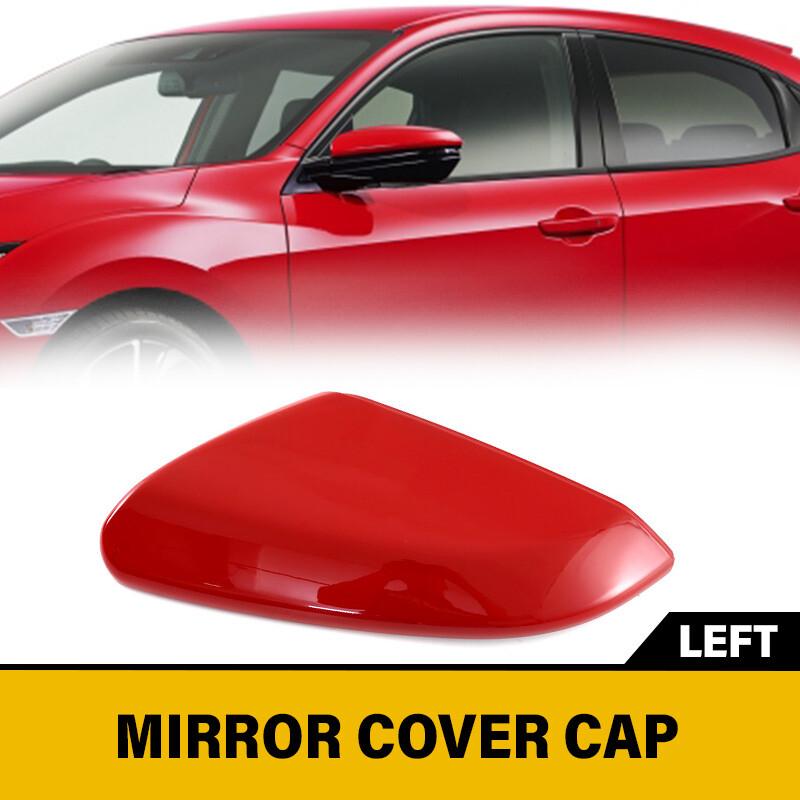Left Driver Side for HONDA CIVIC 2016-2021 Side Mirror Cap Cover Replacement Red