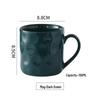 Retro Japanese Ceramic Mug with Lid, High-Temp Resistant, Large Capacity, Ideal Gift for Couples