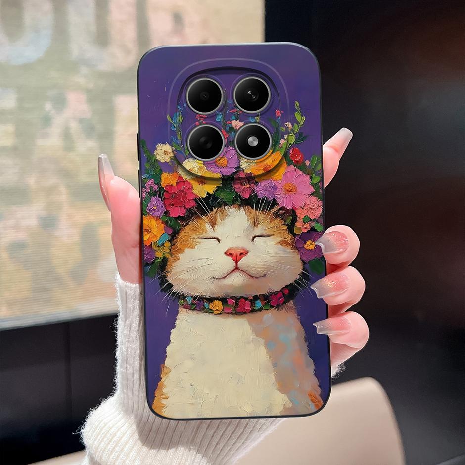 Case For Xiaomi Redmi Note15 15 Pro 15Pro+ Lovely Whale Kitten Camera Protection Soft Shell For Redmi Note 15 Pro Plus Protector