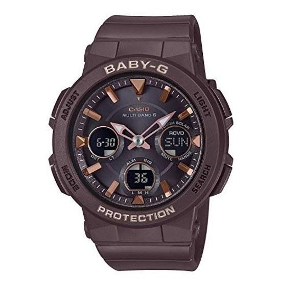 Casio Wristwatch Baby-G Domestic Regular Product Radio Solar BGA-2510-5AJF Ladies Brown
