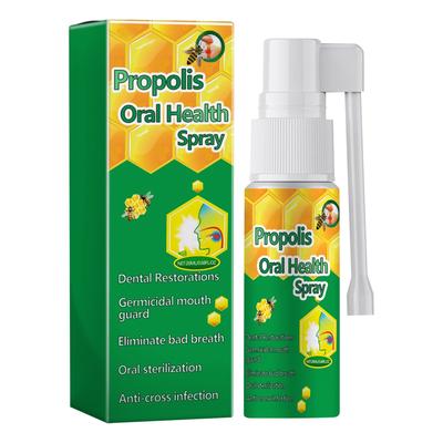 Oral Care Spray Propolis Oral Spray Stain Tartar Whitening Teeth Improvement Bad Breath Spray  20ML