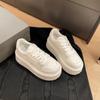 ~ Muffin Platform White Shoes Women's New Cross Flower Casual Board Shoes Tide