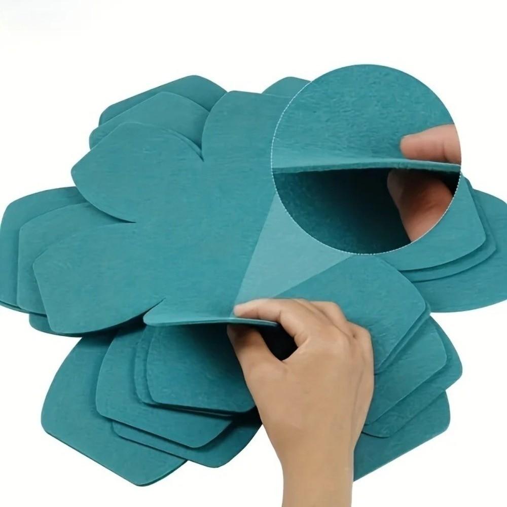 12 szt./zestaw Sześciokątny Kształt Filcowe Podkładki Ochronne na Garnki Odporne na Zarysowania Kuchenne Podkładki Ochronne Do Użytku Kuchennego