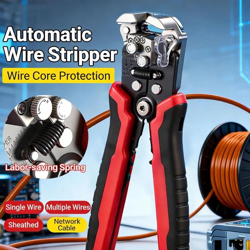 Automatic Multifunctional Wire Stripper Pliers Multifunctional Cable Stripping Crimping Tool for Electrician DIY Repair Use