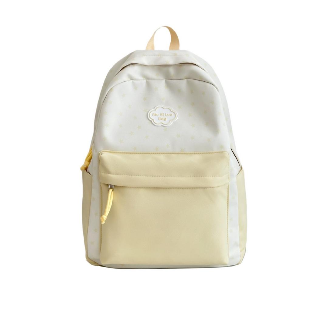 Cute Backpack Versatile Fresh Travel Lightweight Large-capacity Backpack College Student High School Junior High School Girl Schoolbag Girl