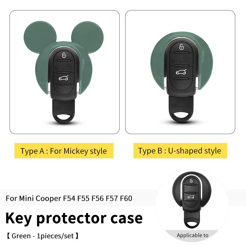 Car Remote Key Cover Case Holder For Mini Cooper F56 F55 F60 F54 F57 Countryman Clubman Abs Car Key Protection Shell Accessories