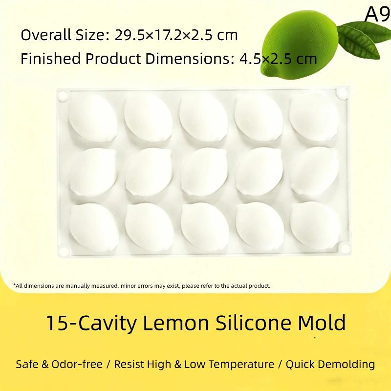 1Pcs Raspberry Fruit Series Cake Silicone Mold Mango Baking Mousse Mould Strawberry French Dessert Mousse Mold