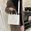 Bag women's winter new trend fashion shoulder bag casual messenger bag small square bag women's bag