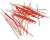 Red Plastic Straws Tip Extension Tube for Automotive Penetrating Pack of 100