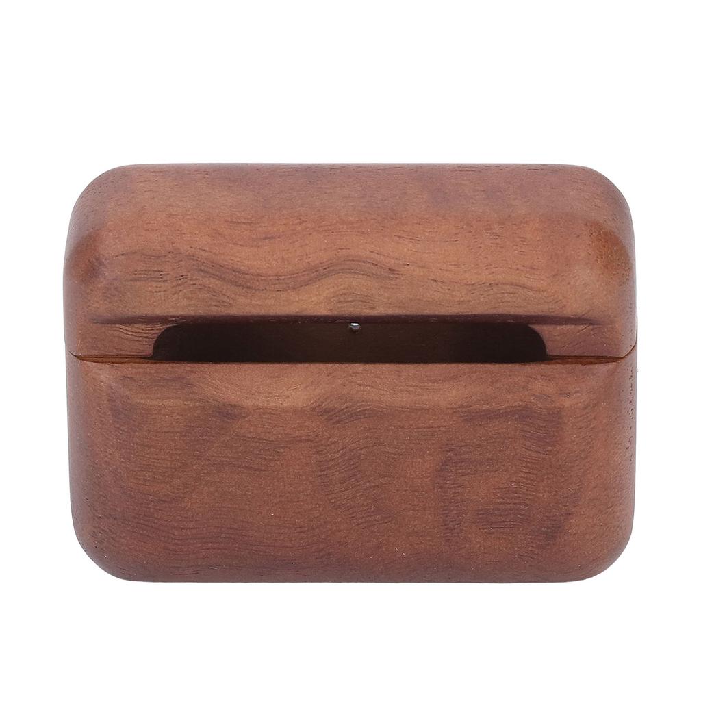 Wood Bluetooth Earphone Case Elegant Stylish Fine Polished Bluetooth Earbuds Protective Cover Case for IOS Pro Eaubuds