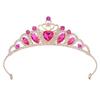 Children's Princess Crown Hair Accessories Alloy Rhinestone Love Crown Girls Birthday Headwear