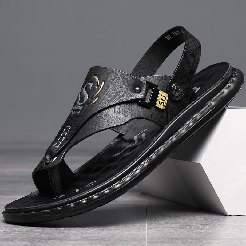 Men's Sandals Summer New Anti Slip Beach Shoes Men's Plus Size 48 Flip Flops Casual Outdoor Sandals