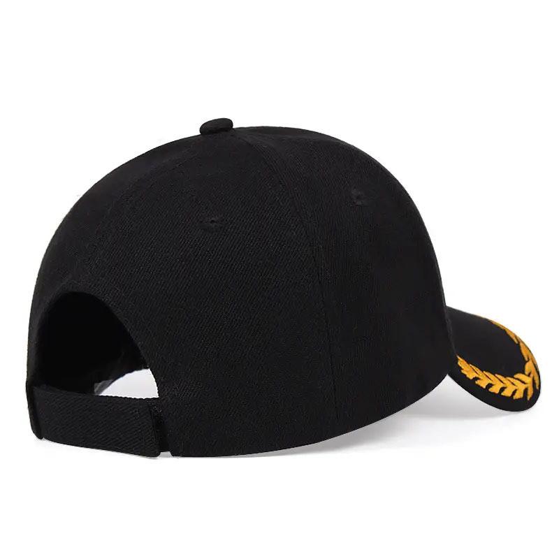 Cotton Embroidered Baseball Cap With Sun Protection For Casual Outdoor Wear
