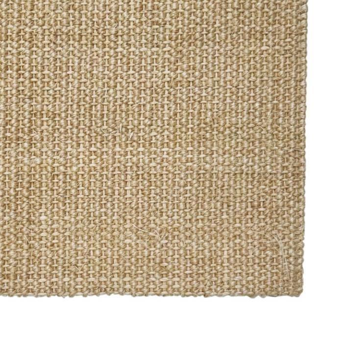 VidaXL Tapis Sisal naturel 100x200 cm