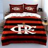 Red-black stripes, "CRF" emblem. Bedding sets Duvet cover sets Duvet covers Pillowcases(1 * Duvet Cover 2 * Pillowcases without duvet insert)