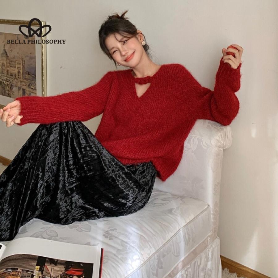 Neuer Pullovermantel Strickwaren Damen Herbst und Winter Lockerer Pullover Langarmpullover Casual Style Mantel