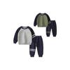 Kids Suit Spring and Autumn Boy's Hoody Pants Baby Boy Color Matching Two-piece Set Sports Long Sleeves Pants Clothes