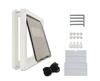 Pet Dog Cat Automatically Close Dogs Cats Door Interior Exterior Doors Pet Supplies ABS Plastic Weatherproof Lockable Safe Flap