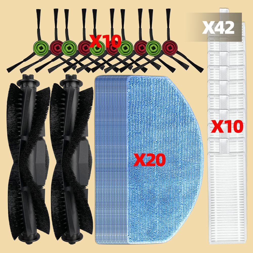 Fit For Lubluelu SL68 Vacuum Parts Main Roller Side Brush HEPA Filter Mop Cloth Accessories Replacement