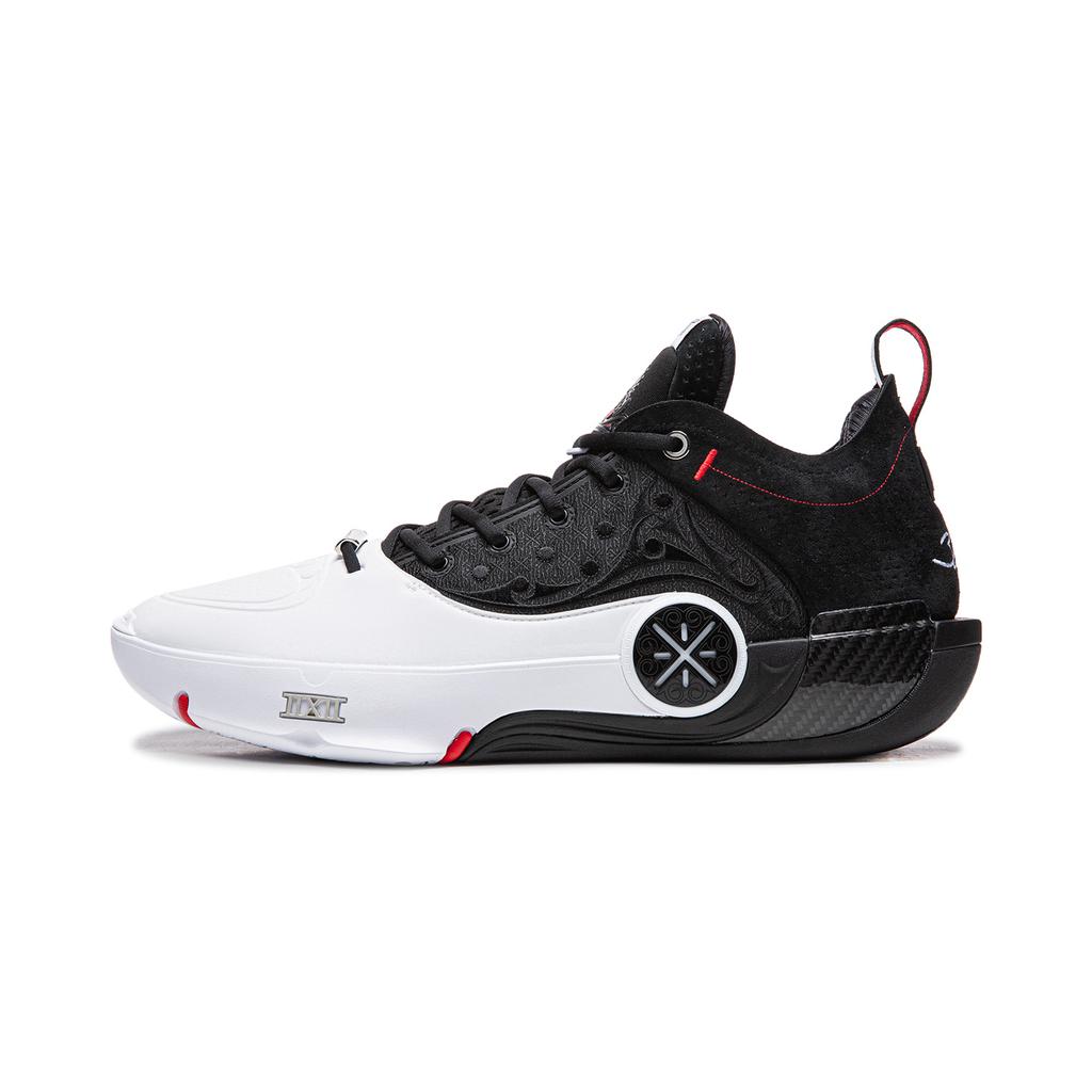 Li-Ning Way of Wade 12 Low LX Announcement Men Sneakers Black White ABAV013-1