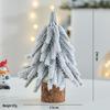 Mini Potted Christmas Tree with Snow - Perfect for Desktops, Hotels, Malls, and Window Displays