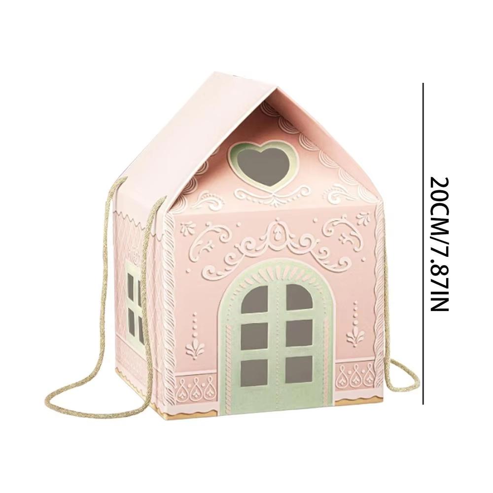 Christmas Wonderland Cottage Gift Box Handcrafted Holiday Gift Boxes Festive Holiday Cottage Gift Box with Reusable Winter Home