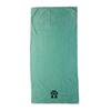 Thickened Embroidered Microfiber Coral Fleece Dog Bath Towel - Absorbent & Soft