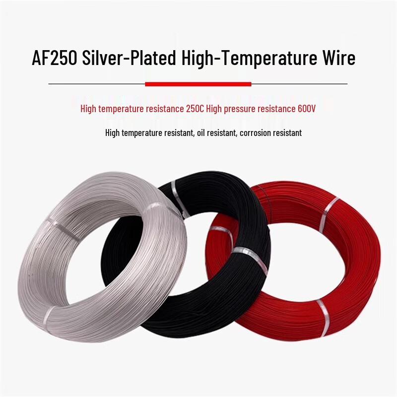 High-Temperature PTFE Silver-Plated Wire