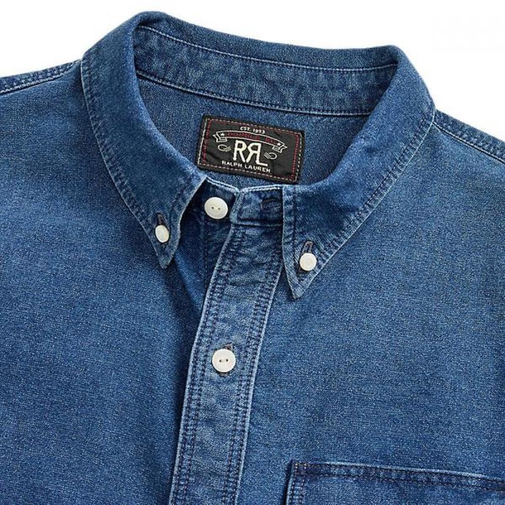 Rrl Indigo Oxford Workshirt Mnrrwov16820368410